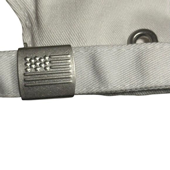 U.S. Polo Assn Baseball Cap Adjustable Strapback Men’s One Size White Hat - Picture 7 of 7